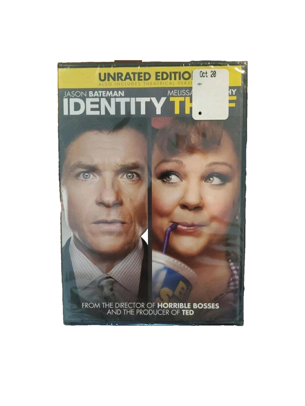 Identity Thief (Unrated Edition) DVD 2013 Widescreen Melissa McCarthy Brand New
